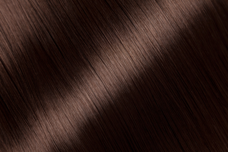 Closeup on luxurious straight glossy hairの写真素材