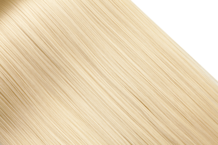 Closeup on luxurious straight glossy blonde hairの写真素材