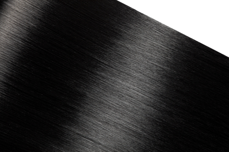 Closeup on luxurious straight glossy hairの写真素材