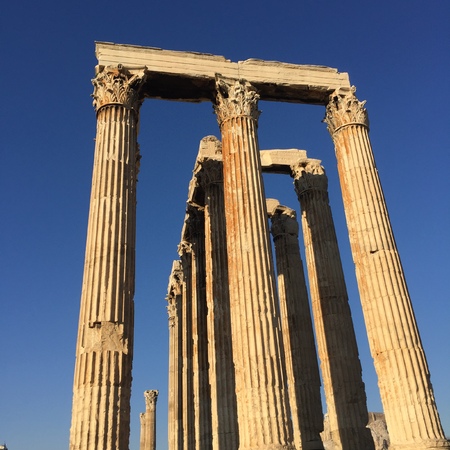 Temple of Zeus - Athens - Greeceの写真素材