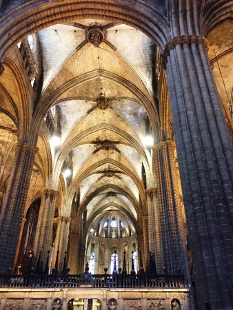 Gothic Cathedral (Barcelona, ââSpain)のeditorial素材