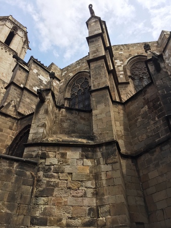 Gothic Cathedral (Barcelona, ??Spain)の写真素材