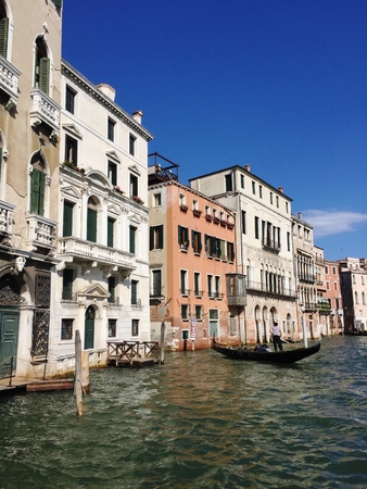 Postcard of Venice - Landscape - View (Venice, Italy)の写真素材