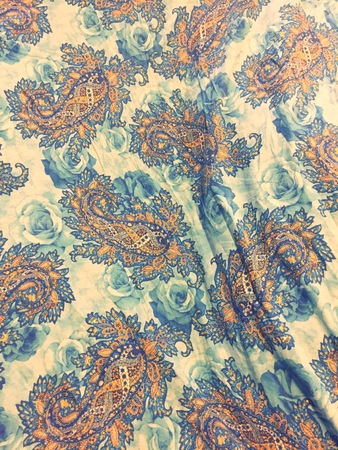 Colored vintage surface - Textured fabric (Pesaro, Italy)の写真素材