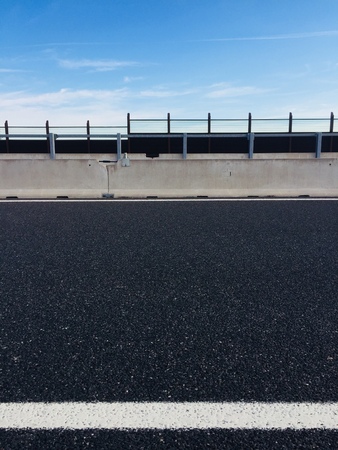Italian Asphalt Highway - Section Detail (Pesaro, Italy)の写真素材