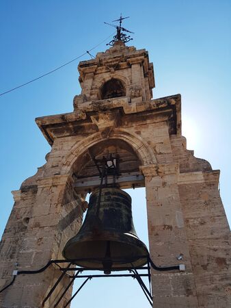 Bell tower in the sky (Valencia, Spain)の写真素材