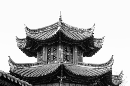 Temple details in Chuiu Park (Kunming, Yunnan, China)