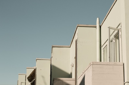 Geometrical view of a residential building (Fano, Italy)のeditorial素材