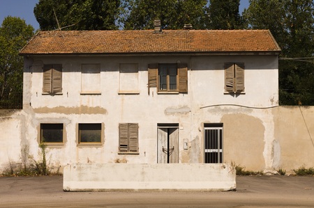 Details of an abandoned building (Pesaro, Italy, Europe)の写真素材