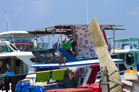 Male, Maldives - 20 December 2018: Male clothesのeditorial素材