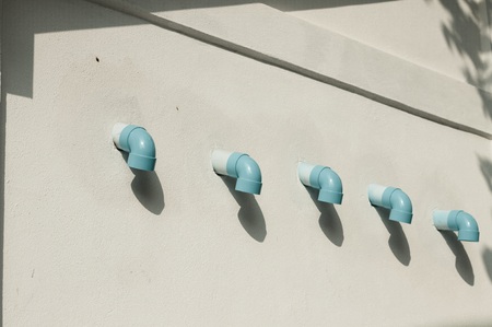 Rural air conditioning system with tubes (Ari Atoll, Maldives)
