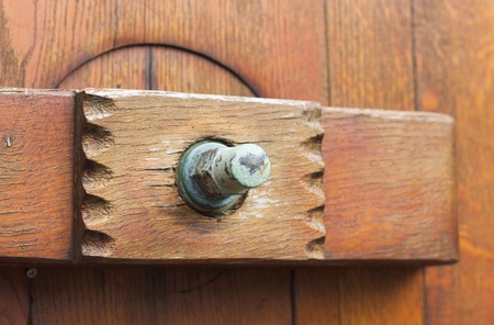 Wooden barrel detail (Bacharach, Germany, Europe)