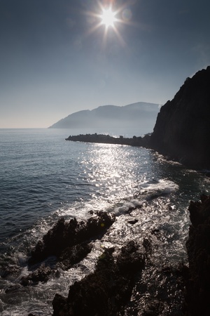 Sunset at Cote dの写真素材