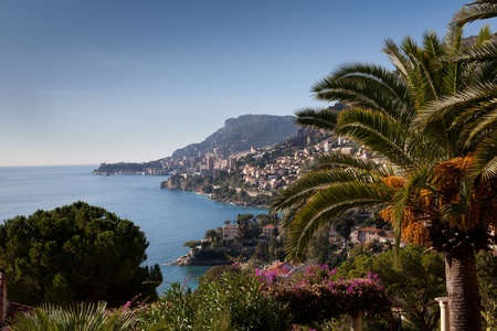 Monaco at Cote dの写真素材