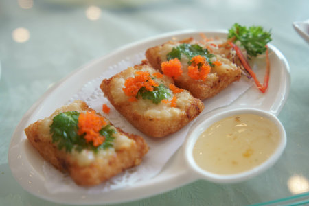 Crispy breadの写真素材