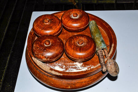 receptable for betel tradition thailand peaple lifestyle and join with friend when they come visitの写真素材
