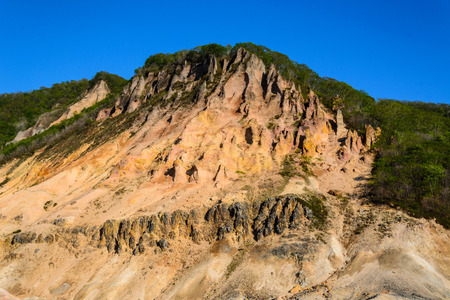 landscape of mountain and geology degenerationの写真素材