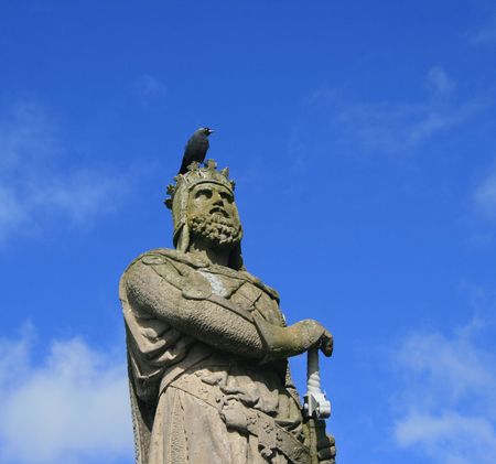 a bird for a king,robert the bruceの写真素材