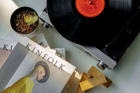 Vinyl and Magazine