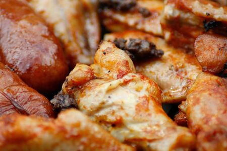 Party grill meatの写真素材