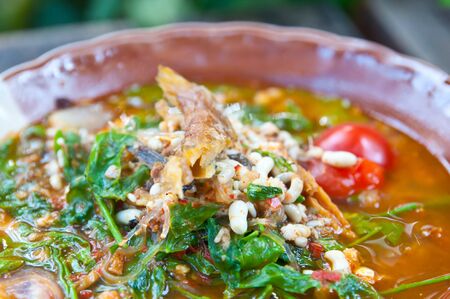 thai food of chaing maiの写真素材