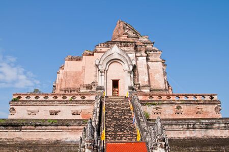 jee dee hong temple in chaingmaiの写真素材