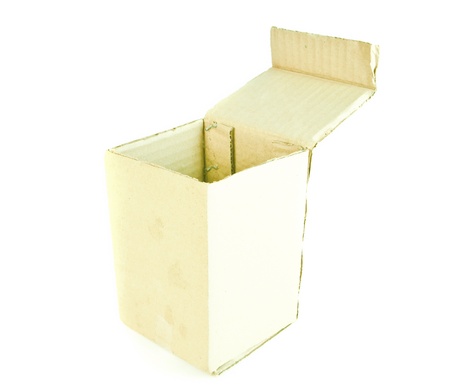 Corrugated Box with Path の写真素材