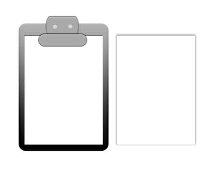 Blank clipboard icon の写真素材