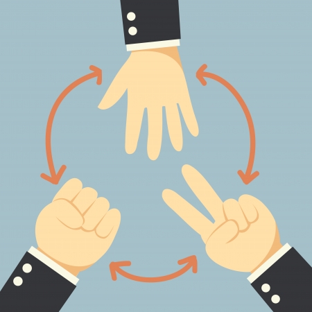 Competition handのイラスト素材