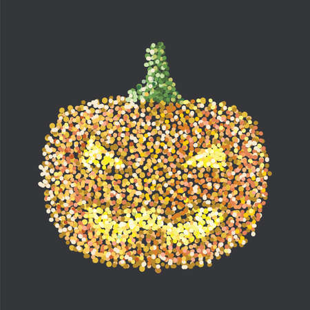 Halloween pumpkin pointのイラスト素材