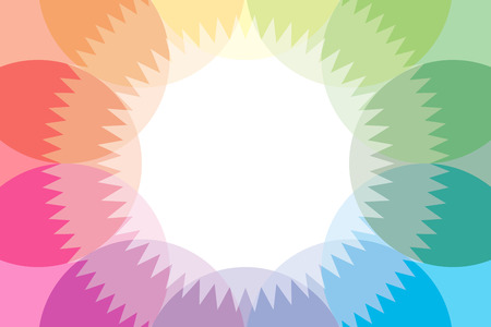 Background material wallpaper in rainbow colorsのイラスト素材