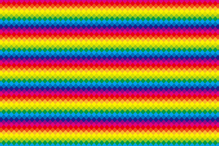 Background material wallpaper (A set of rainbow color tiles)のイラスト素材