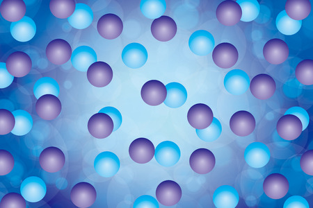 Background material wallpaper (A large number of small spheres and the pale glow)のイラスト素材