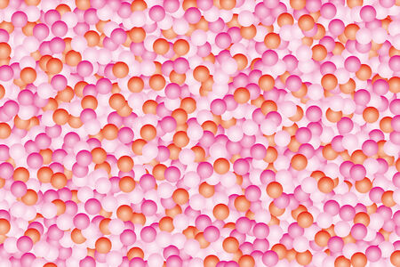 Background material wallpaper (Many color balls)のイラスト素材