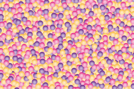 Background material wallpaper (Many color balls)のイラスト素材