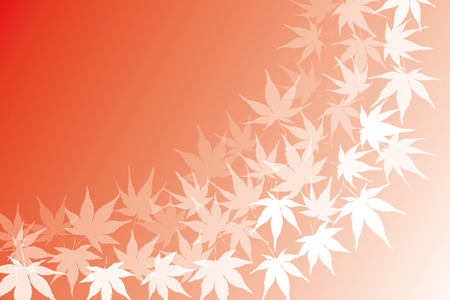 Background material wallpaper (, Autumn leaves, deciduous, fall, ginkgo, maple, maple)のイラスト素材