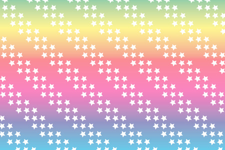 Background material wallpaper, stripes, stripes people, stripe, stars, stardust, star, rainbow colors, rainbow, seven colos, colorful, wrapping, wrapping paper,のイラスト素材