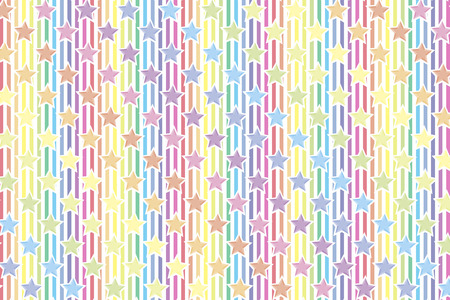 Background material wallpaper, rainbow, rainbow colors, seven colors, colorful, star, stars, star pattern, stardust, galaxies, nebulae, Milky Way, patternのイラスト素材