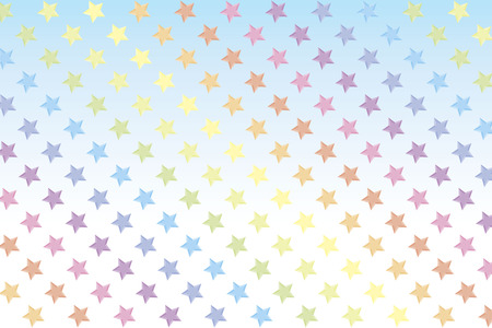 Background material wallpaper, rainbow, rainbow colors, seven colors, colorful, star, stars, star pattern, stardust, galaxies, nebulae, Milky Way, patternのイラスト素材