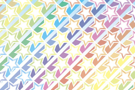 Background material wallpaper, rainbow, rainbow colors, seven colors, colorful, star, stars, star pattern, stardust, galaxies, nebulae, Milky Way, patternのイラスト素材