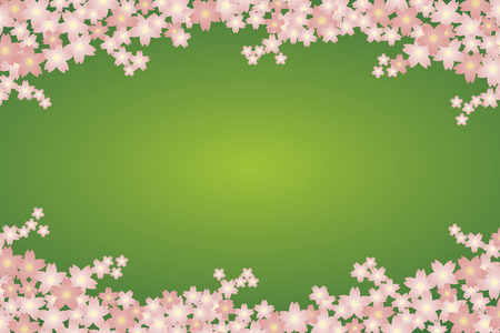 Background wallpaper material, background, pattern, patterns, cherry, cherry blossom, spring, cherry blossoms, petals, flowers, graduation, graduation ceremony, entrance, entrance ceremonyのイラスト素材