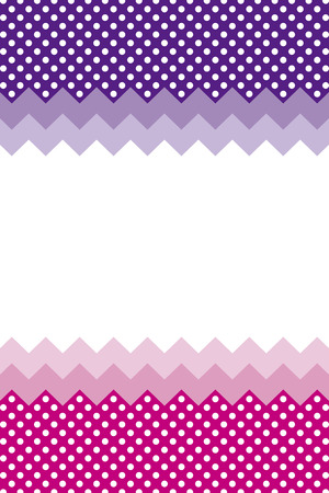 Background wallpaper material, polka dots, zig-zag, margin, price card, price tag, name card, copy space, text space, character spaceのイラスト素材