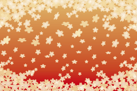 Background material wallpaper, cherry, cherry blossom, spring, petal, cherry color, graduation, graduation ceremony, entrance, entrance ceremony, Japanese style, tradition, Japanese paper,のイラスト素材