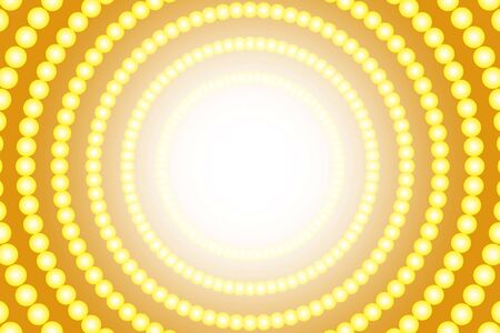 Radial circle polka dots Pastelcolored illumination neon light shine entertainmentのイラスト素材