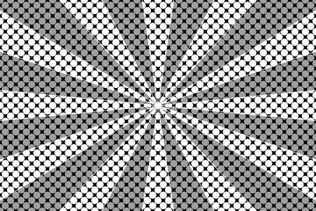 Radial, circles, dots, dimple, dither, point our spots, Polka, pocked its background material, wallpaper background, abstract, pattern, patternsのイラスト素材