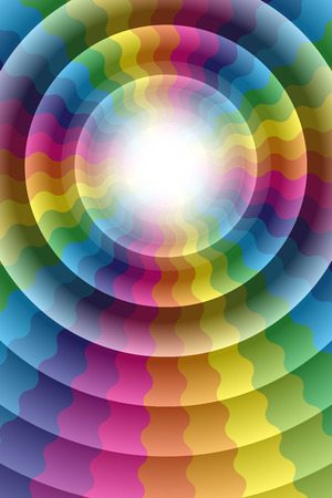 Wallpaper material, Rainbow, Rainbow, Rainbow, rainbow color, colors, colorful, Yen, wheel, circle, ring, ringのイラスト素材