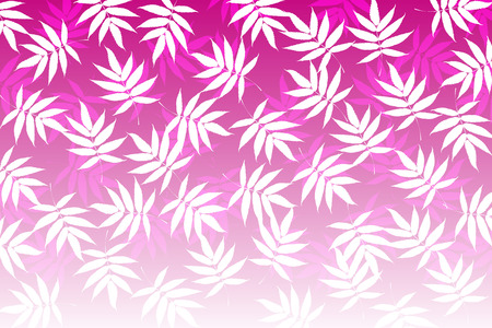 Background material wallpaper, bamboo leaves, Sasa, Sasa, deciduous, leaves, bamboo, Japanese, pattern, traditional patterns, Japan, Oriental, green leaves, summer,のイラスト素材