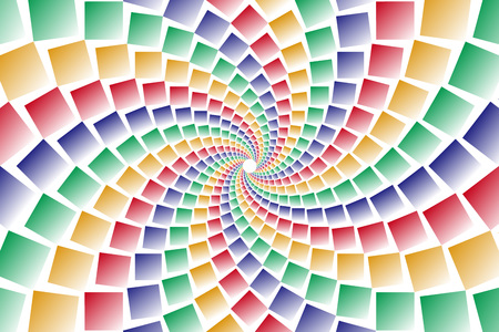 Wallpaper materials, square, square, square, square, swirl, swirls, spiral, spiral, spiral, spiral, spinのイラスト素材