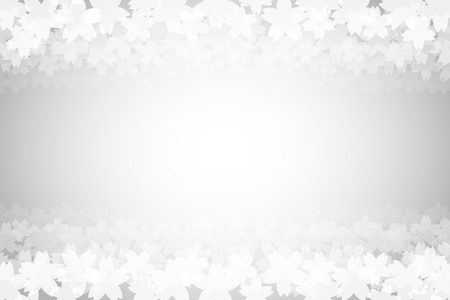 Wallpaper material, Sakura, Sakura, cherry blossom, bloom, spring, flowers, copy space, message, party, Japanese-style, invitationsのイラスト素材