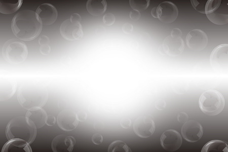Background material wallpaper, bubbles, bubble, water, bubbles, Ray, transparency, blur, blur, glow, sparkle, gray, pale, skyのイラスト素材